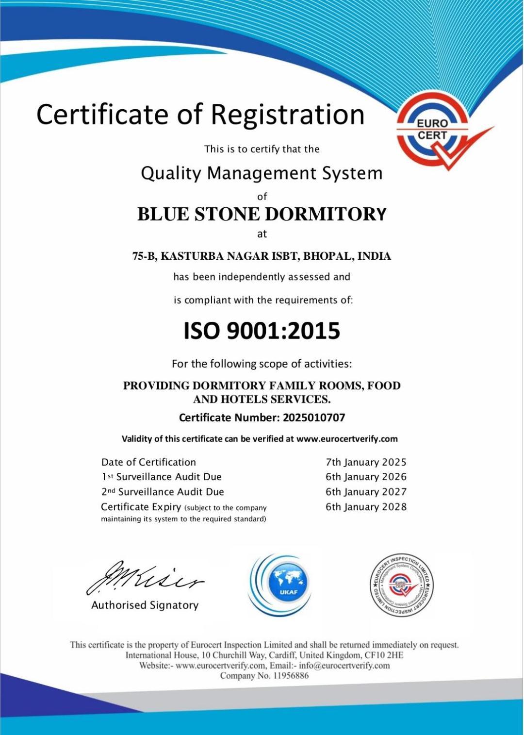 Blue Stone Dormitory Μποπάλ Εξωτερικό φωτογραφία